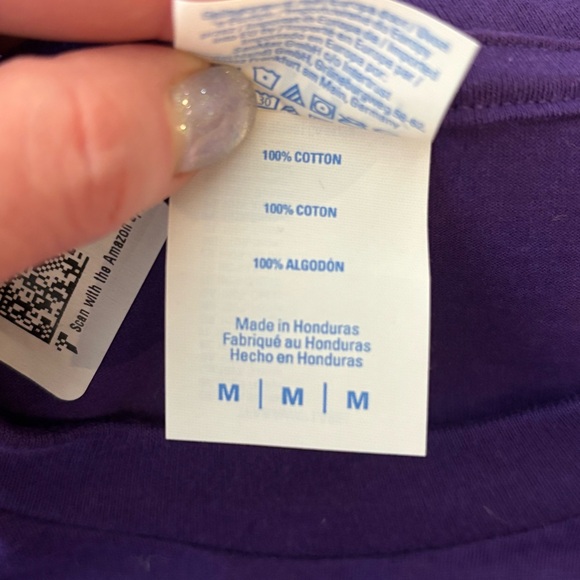 Vintage April 1984 Limited Edition Purple Birthday T-Shirt Port & Co. Sz M NWOT - Picture 5 of 7